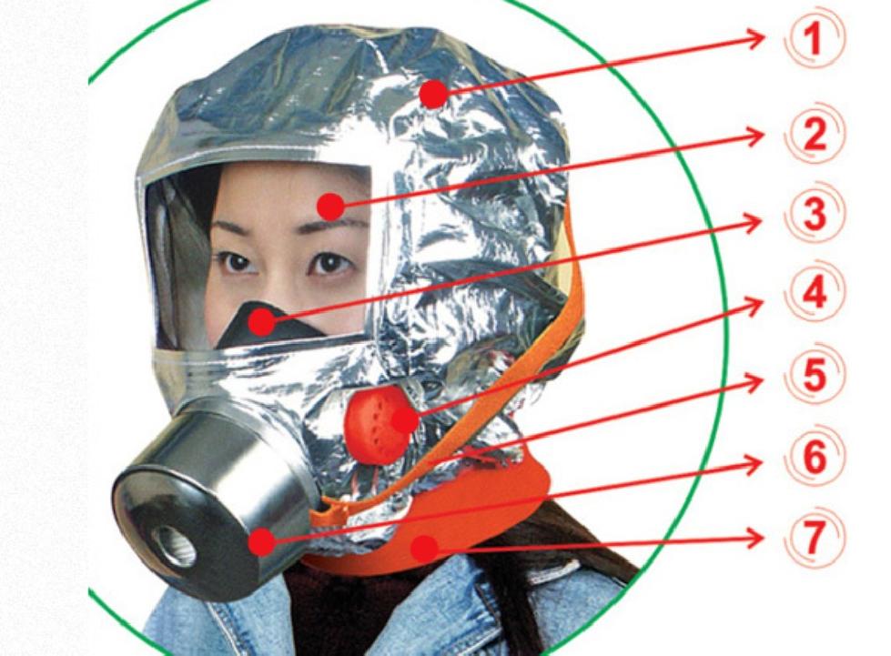 Mặt nạ chống khói bảo vệ khi chung cư cháy